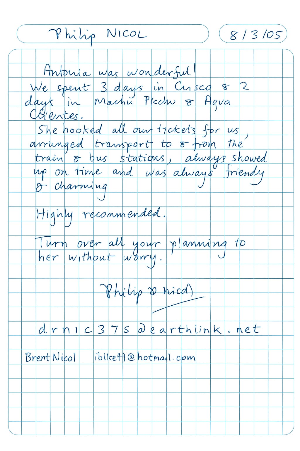 Avatar de Coline John Larson, viajera satisfecha